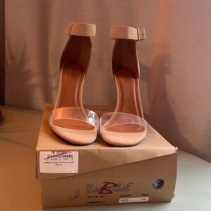 NEW BONNIBEL NUDE HEELS